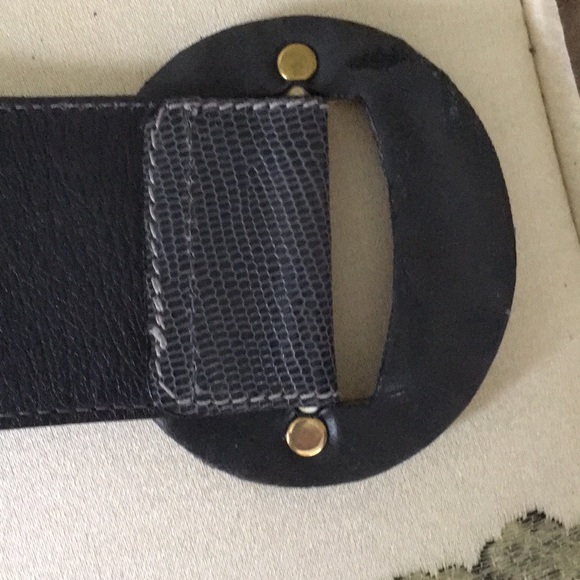 Vintage Mark Cross Leather Cinch Belt